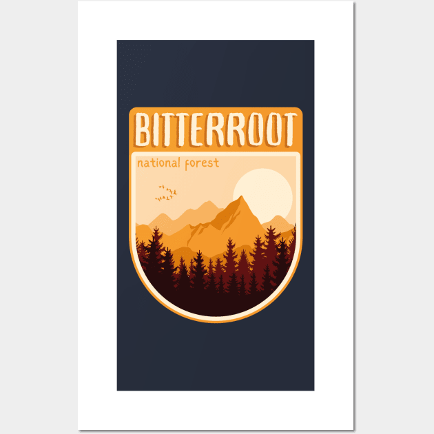 Bitterroot National Forest Wall Art by soulfulprintss8